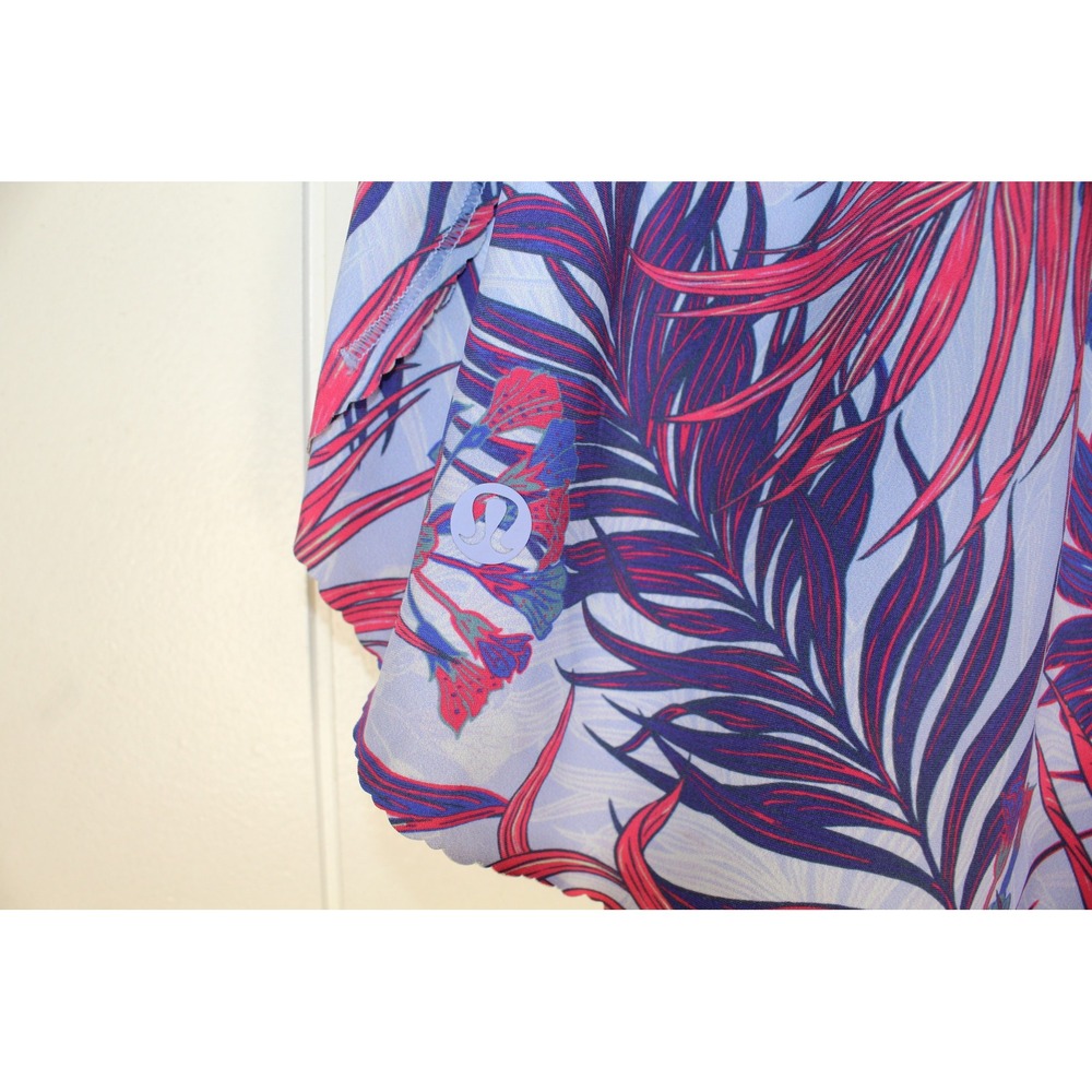 Lululemon Will The Wave Surf Shorts Mini Twisted Tropics Purple SZ 6 - Picture 7 of 8